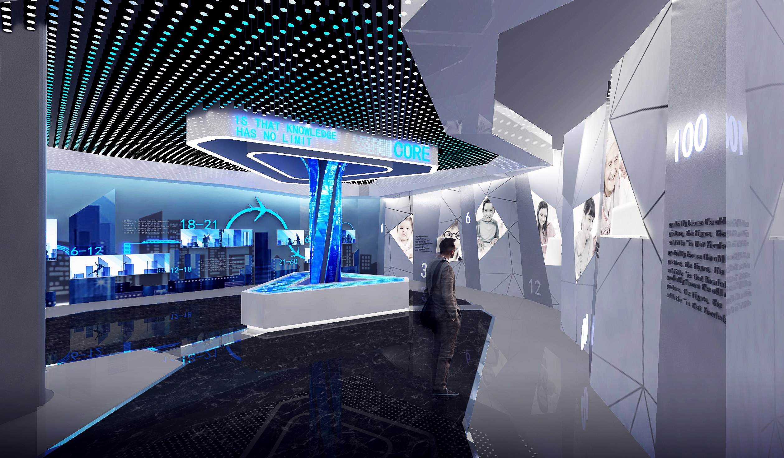 OB视讯大型展厅计划：出现空间的艺术与科技